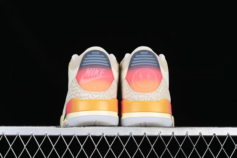All categories Air Jordan Jordan series basketball shoes Air Jordan 3 LW version J.Balvin x Air Jordan 3 Retro AJ3 Joe 3 rainbow gradient FN0344-901